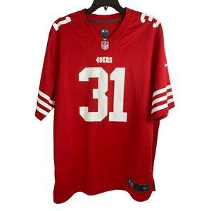Mens XXL San Francisco 49ers Nike NFL Football Jersey Mostert 31 On Field 6922